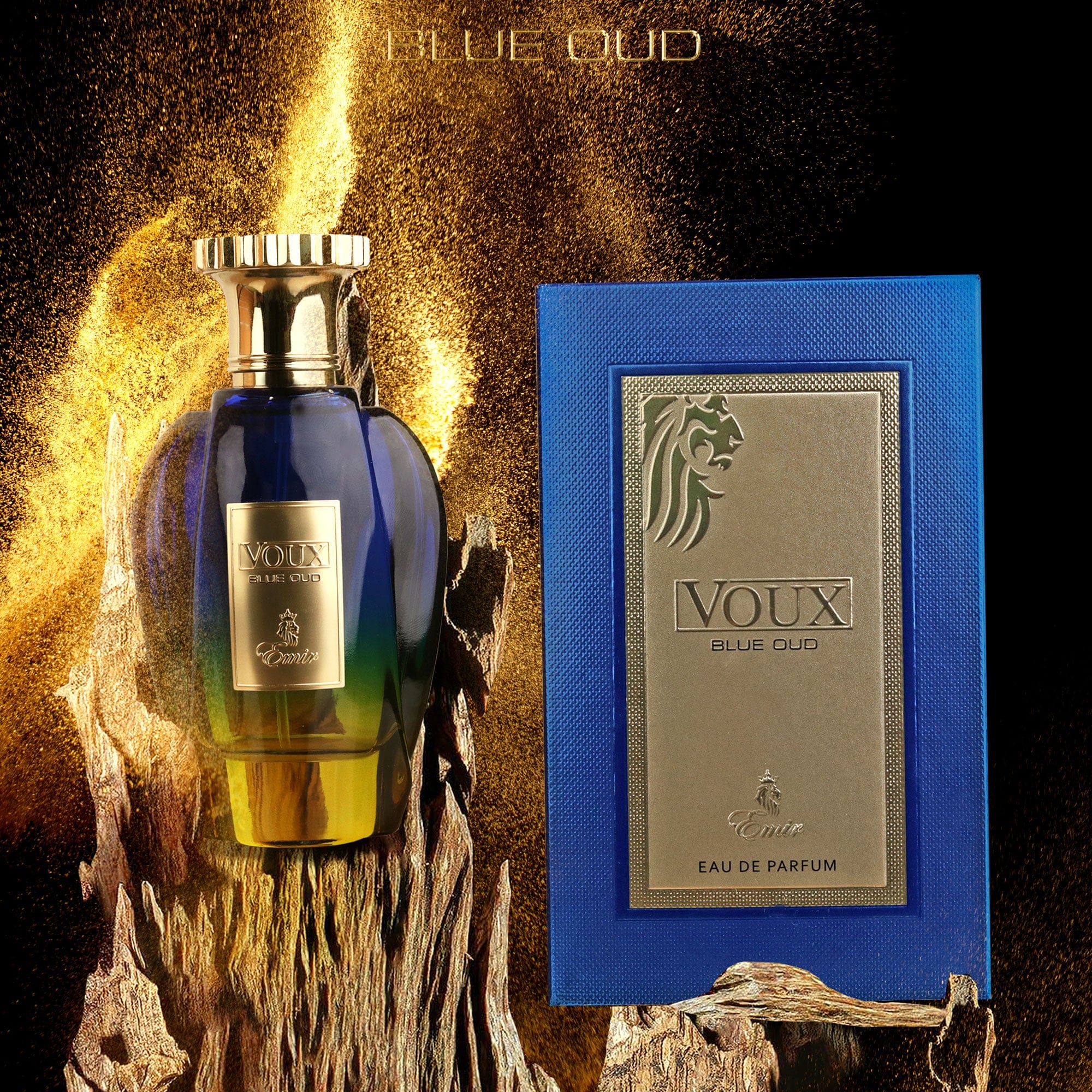 Emir Voux Blue Oud Eau De Parfum 100ml 3.4 Fl.oz. Unisex Luxury Fragrance | Long Lasting