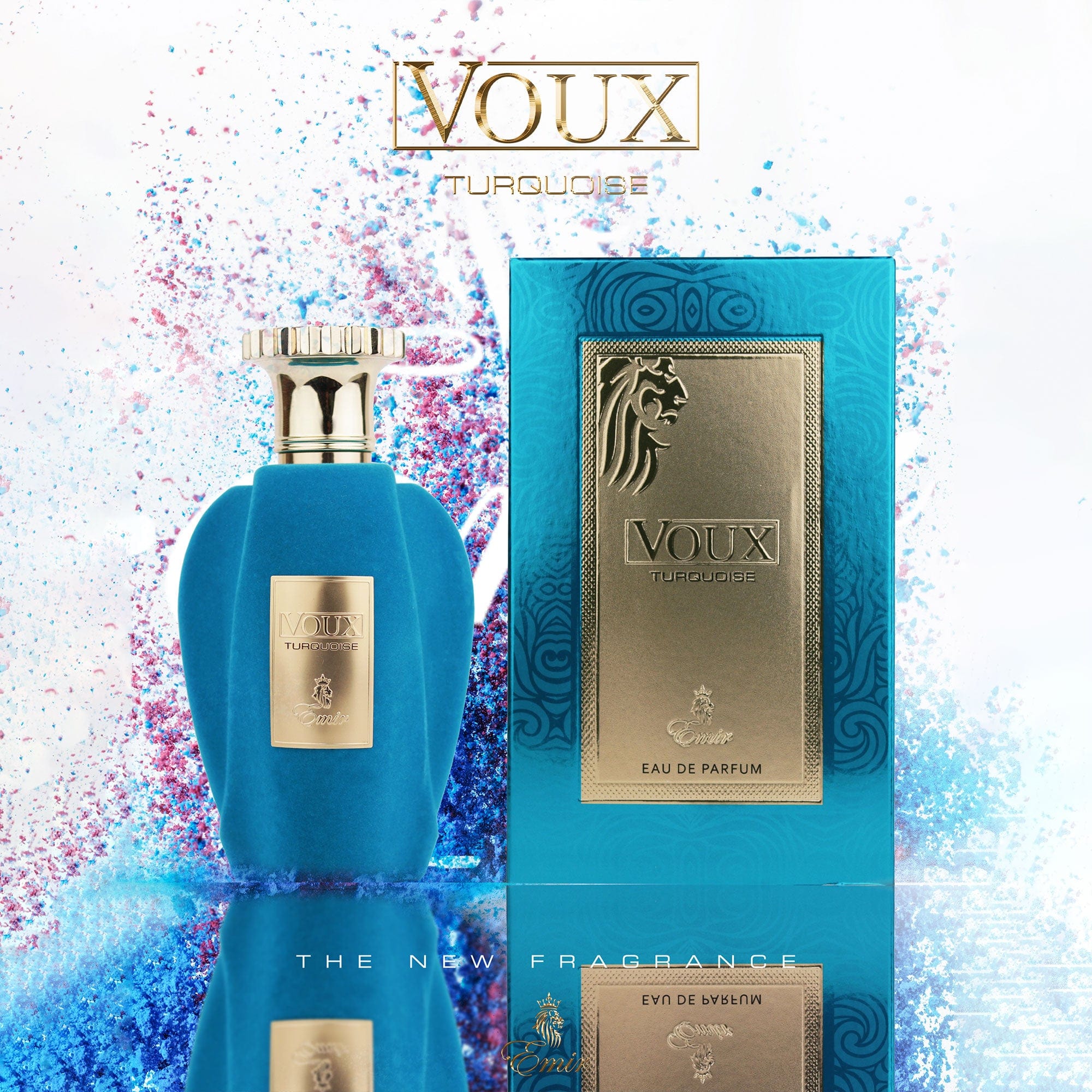 Emir Voux Turquoise Eau De Parfum 100ml 3.4 Fl.oz. Unisex Luxury Fragrance | Long Lasting