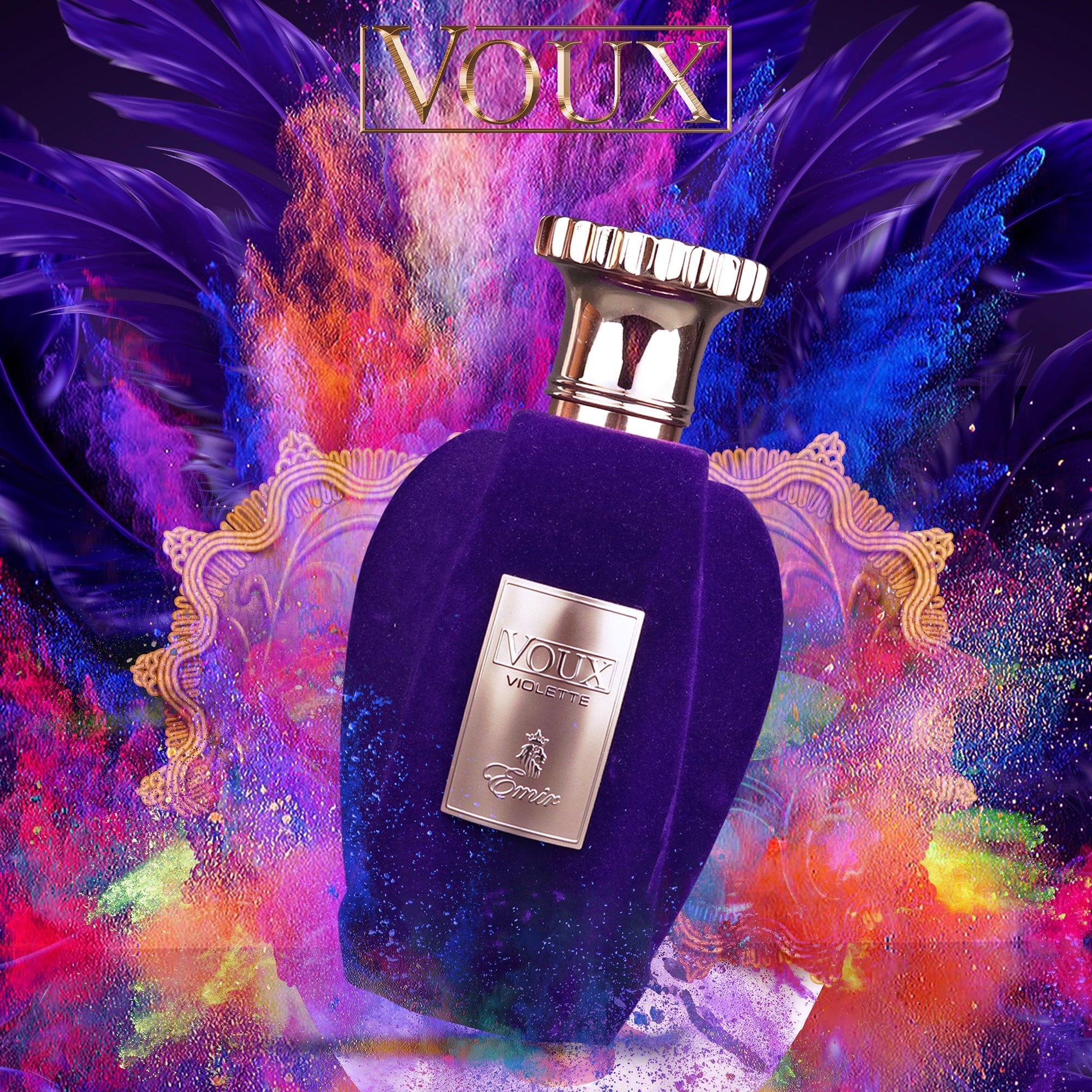 Emir Voux Violette Eau De Parfum 100ml 3.4 Fl.oz. Perfect Gift For Girlfriend | Long Lasting