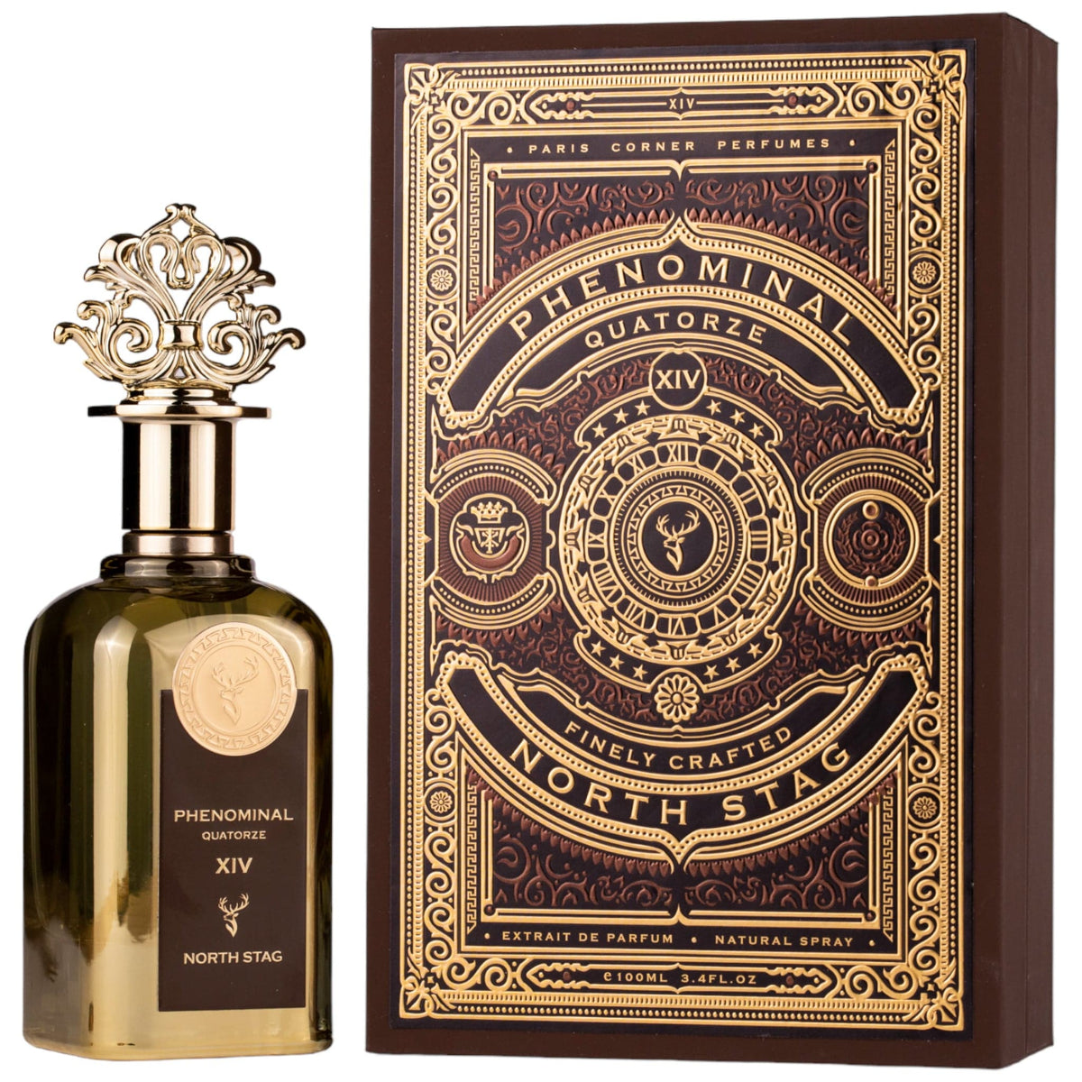 North Stag Phenomenal Quatorze XIV Extrait De Parfum 100ml 3.4 Fl.oz. Unisex Fragrance