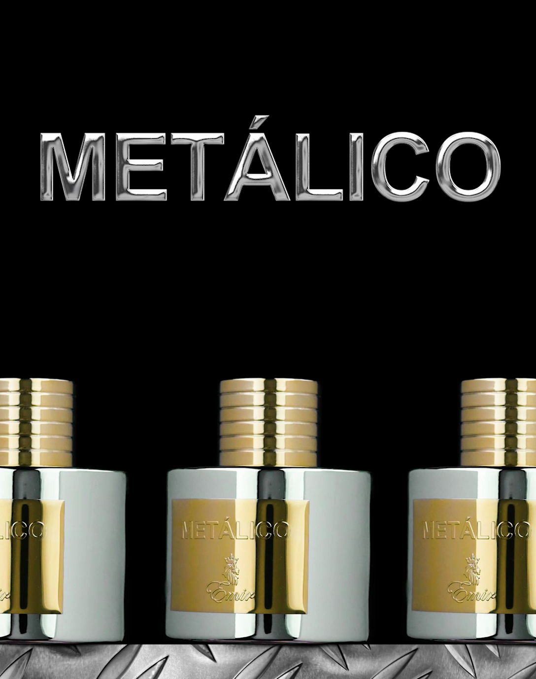 Emir Metalico Eau De Parfum 100ml 3.4 Fl.oz. Unisex Luxury Fragrance | Long Lasting | Party Wear