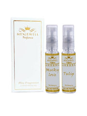 Menjewell Tulip + Musky Love Women Eau De Parfum 10ml 0.3 Fl.oz. Each Pack Of 2 | Long Lasting