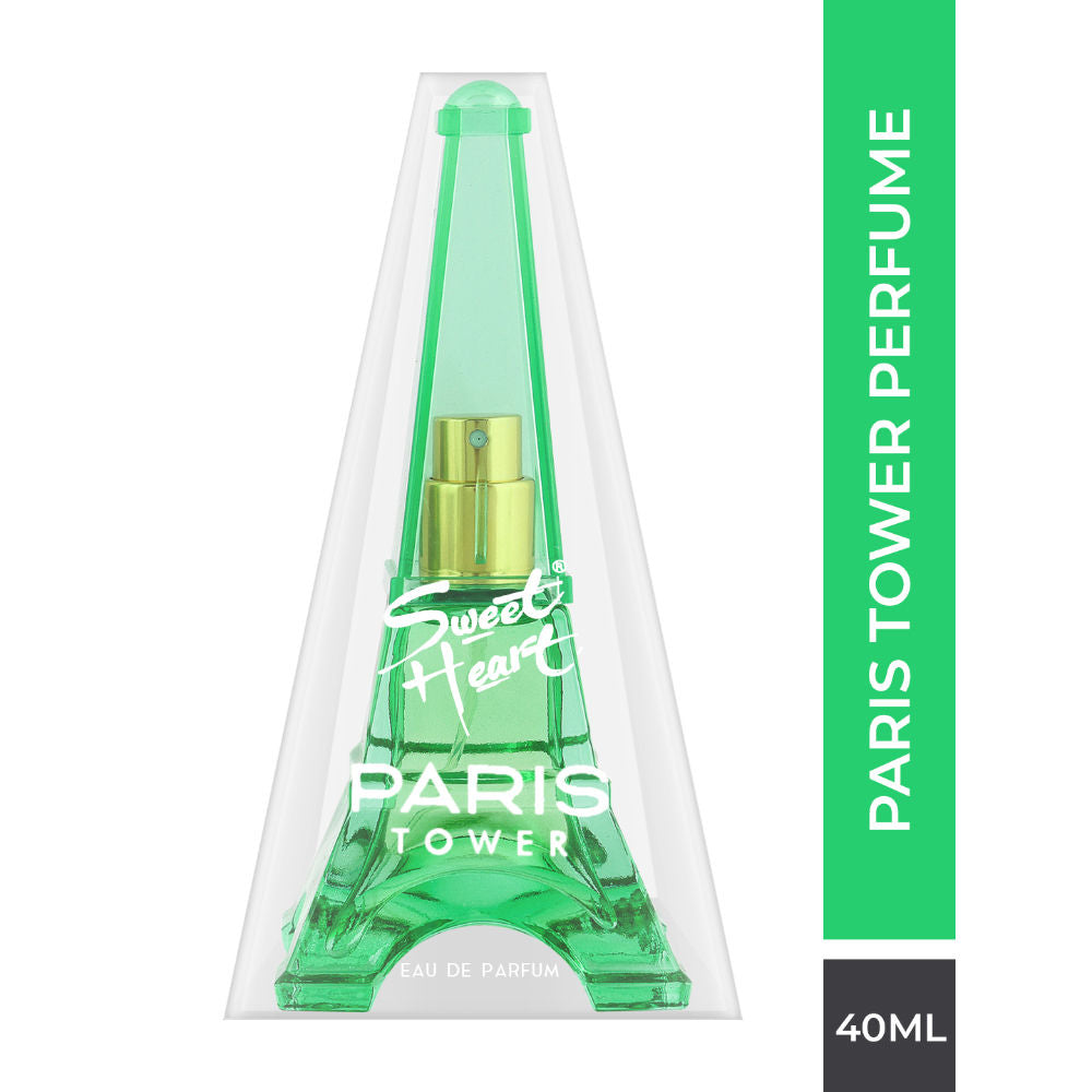 Sweet Heart Green Paris Tower Eau De Parfum 40ml 1.3 Fl.oz.