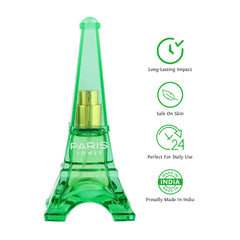 Sweet Heart Green Paris Tower Eau De Parfum 40ml 1.3 Fl.oz.