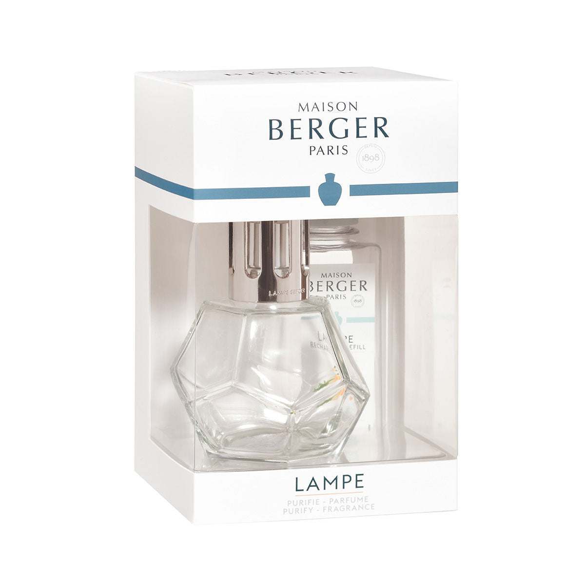 Maison Berger Glass Lamp Geometry Transparente 1 Reed Diffuser