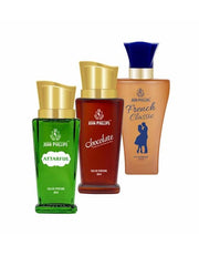 John Phillips Attarful + Chocolate + French Classic Eau De Parfum 60ml 2 Fl.oz. Each Pack Of 3 For Men & Women