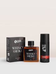 Beardo Whisky Smoke Eau De Parfum 100ml 3.4 Fl.oz. & Mafia Long Lasting Perfume Body Spray 120ml 4.0 Fl.oz. | Best Gift Set For Men