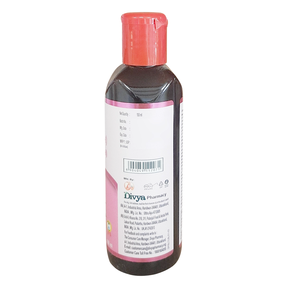 Patanjali Divya Bala Taila, Sati, Sarala, Devadaru, Ela, Manjistha, Aguru, Rakta Candana | 100ml