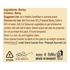 Patanjali Barley Dalia 500gm