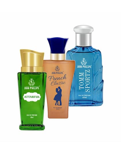 John Phillips Attarful + French Classic + Tomm Sportz 60ml 2 Fl.oz. Each Pack Of 3 For Men & Women