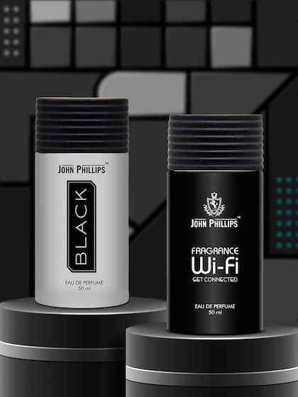 John Phillips Luxury Black & Wi-fi Eau De Perfume 50ml 1.6 Fl.oz. Each Pack Of 2 For Men