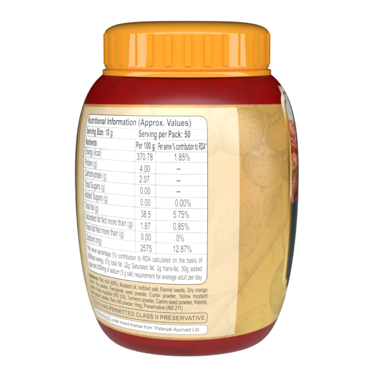Patanjali Bharwa Lal Mirch Pickle 500gm