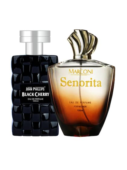 John Phillips Black Cherry & Marconi Senorita Eau De Perfume 100ml 3.4 Fl.oz. Each Pack Of 2 | For Men & Women