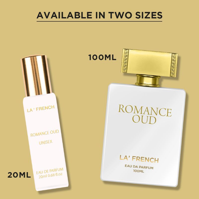 La French Al Hisan, Woody Oud, Adventure Oud & Romance Oud Perfume Gift Set 20ml 0.6 Fl.oz. Each Pack Of 4