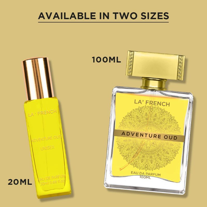 La French Al Hisan, Woody Oud, Adventure Oud & Romance Oud Perfume Gift Set 20ml 0.6 Fl.oz. Each Pack Of 4