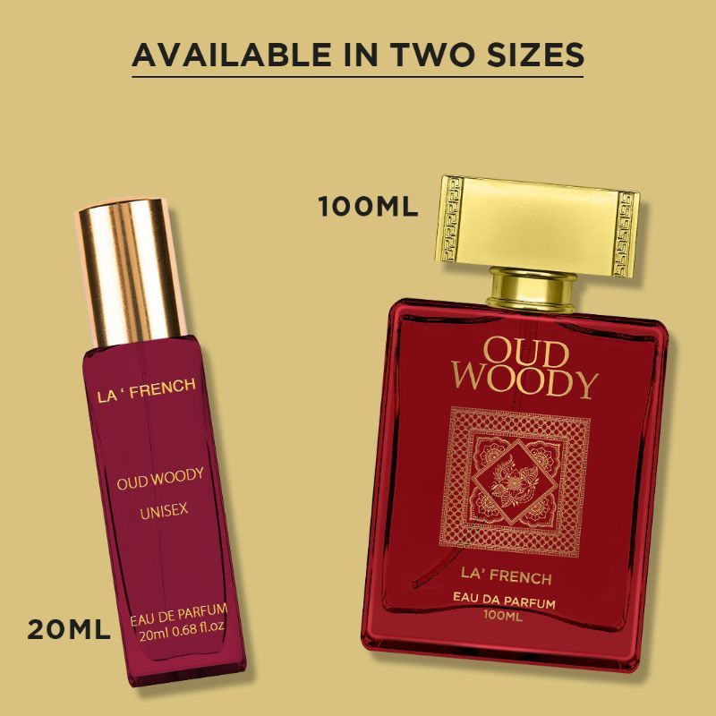 La French Al Hisan, Woody Oud, Adventure Oud & Romance Oud Perfume Gift Set 20ml 0.6 Fl.oz. Each Pack Of 4