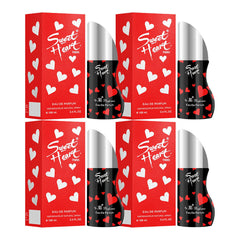 Sweet Heart Red Eau De Perfume 4pcs 400ml 13.5 Fl.oz.