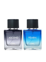 Ajmal Ascend For Men Yearn Eau De Parfum 50ml 1.6 Fl.oz. Each Pack Of 2 | For Unisex