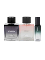 Ajmal Ascend + Neea Eau De Parfum 100ml 3.4 Fl.oz. Each X2 & Prose Eau De Parfum 20ml 0.6 Fl.oz. | For Unisex