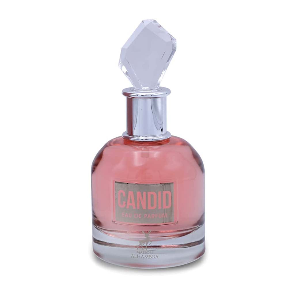 CANDID BY MAISON ALHAMBRA EAU DE PARFUM FOR WOMEN 100ML 3.4 FL.OZ.