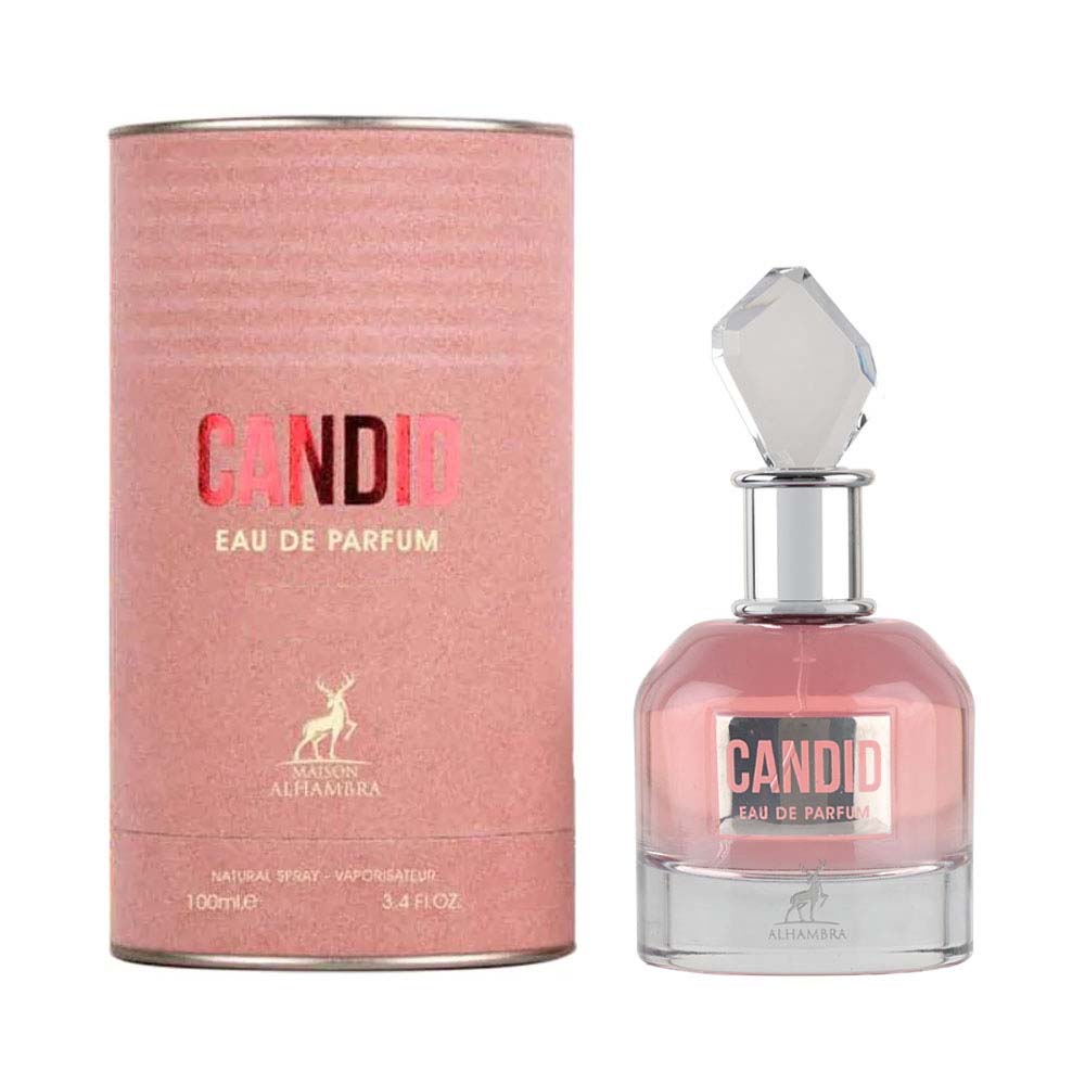 CANDID BY MAISON ALHAMBRA EAU DE PARFUM FOR WOMEN 100ML 3.4 FL.OZ.