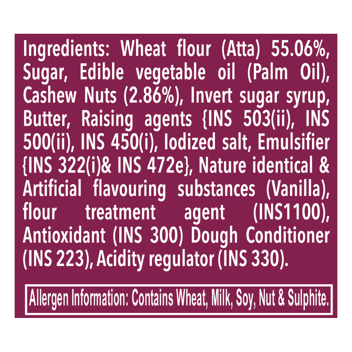 Patanjali Cashew Cookies 58gm