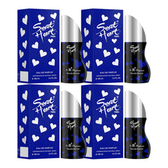 Sweet Heart Blue Eau De Perfume 4pcs 400ml 13.5 Fl.oz.