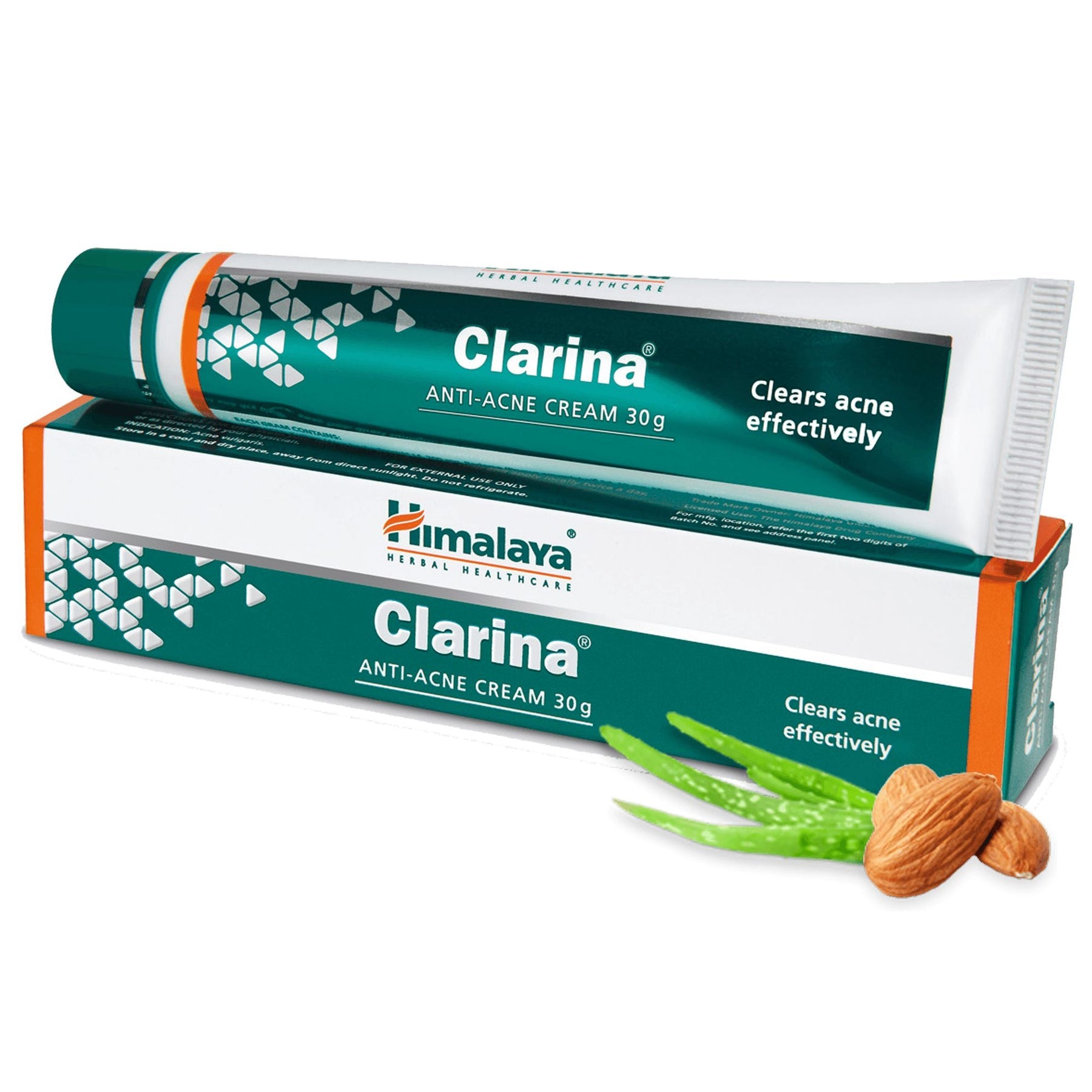 Himalaya Clarina Anti - Acne Cream, With Aloe Vera & Vitamin C | 30gm