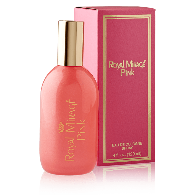 Royal Mirage Pink Eau De Cologne Spray 120ml 4.0 Fl.oz. Alcohol Free | Women Fragrance