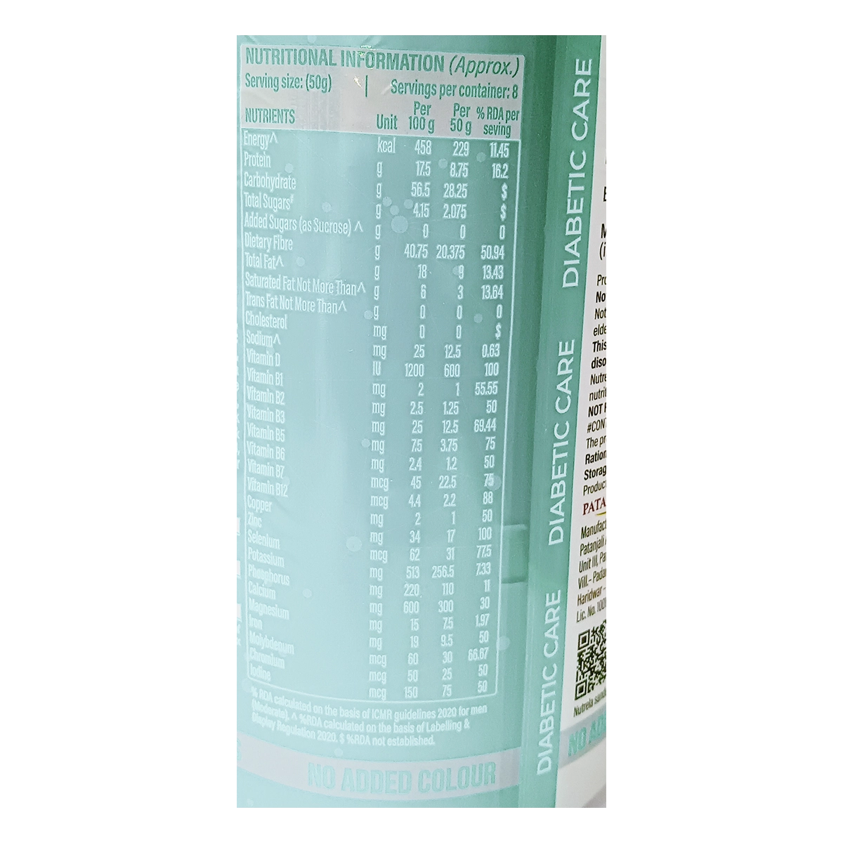 Patanjali Combo Pat Nutrela Diabetic Care & Bone Health (400g+30n), With High Protein, 415gm