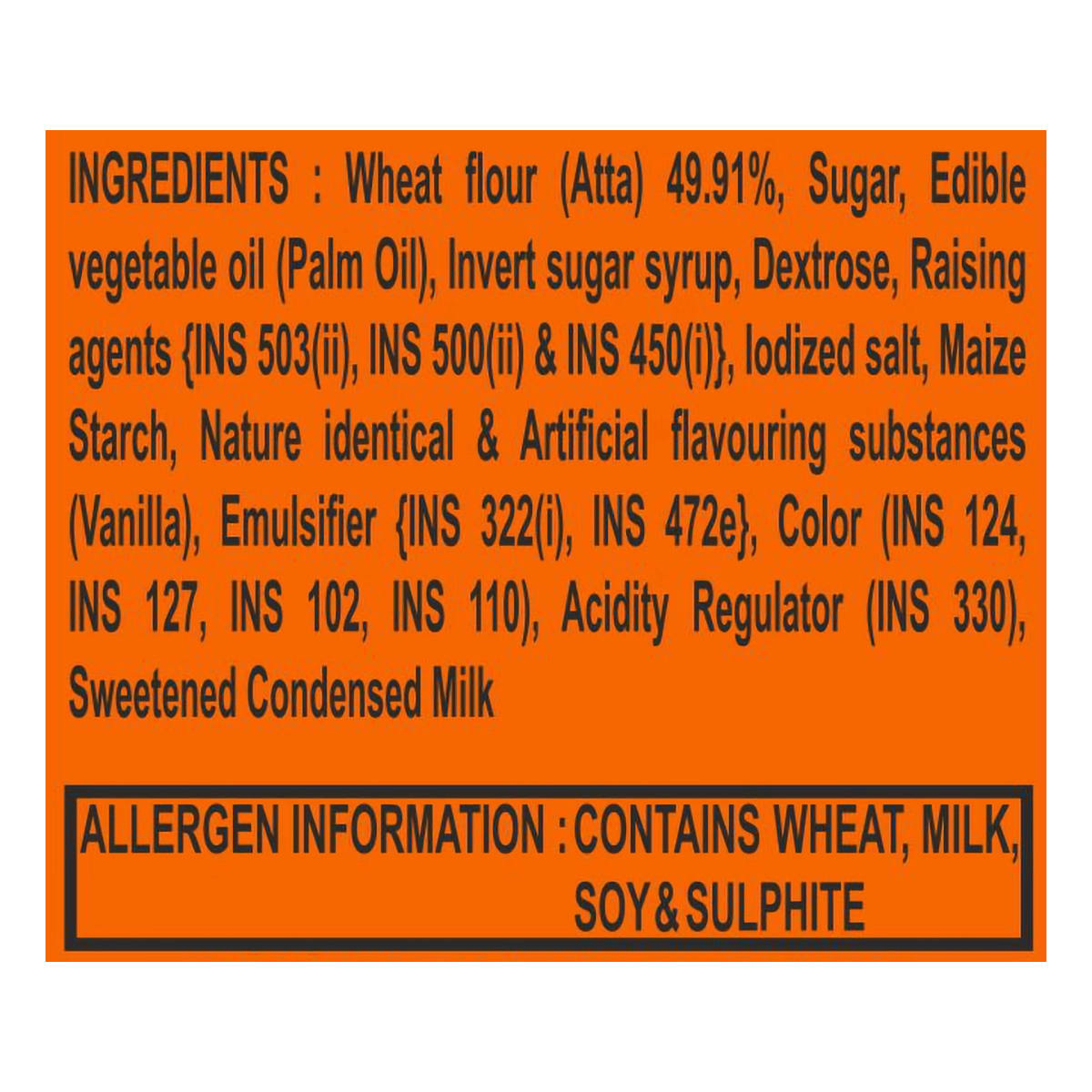 Patanjali Creamfeast Orange Biscuit 65gm
