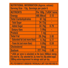 Patanjali Creamfeast Orange Biscuit 65gm