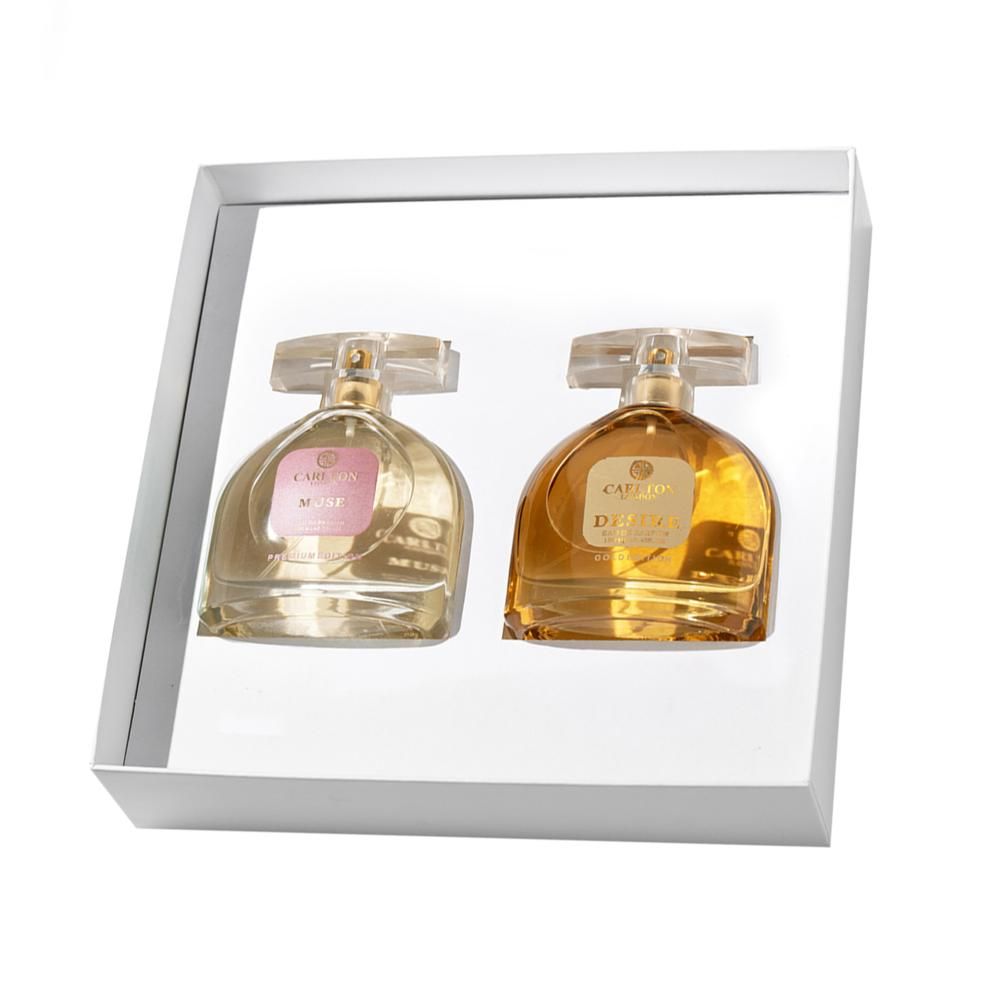 CARLTON LONDON WOMEN PERFUME GIFT SET - MUSE PERFUME + DESIRE PERFUME 100ML 3.4 FL.OZ. EACH X2