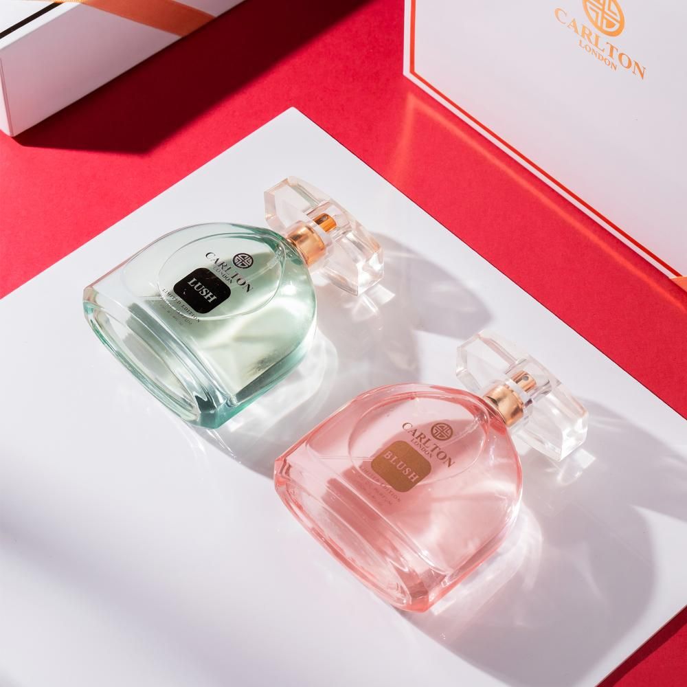 CARLTON LONDON WOMEN PERFUME GIFT SET - BLUSH PERFUME 100ML 3.4 FL.OZ. + LUSH PERFUME 100ML 3.4 FL.OZ.