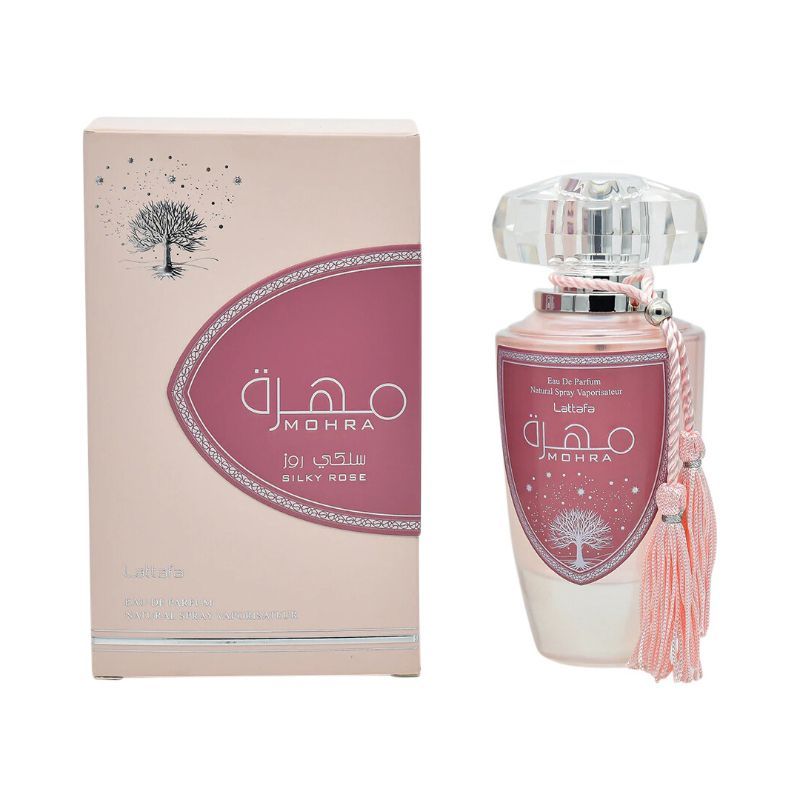 Lattafa Mohra Silky Rose Eau De Parfum 100ml 3.4 Fl.oz. Women Fragrance | Birthday Gift