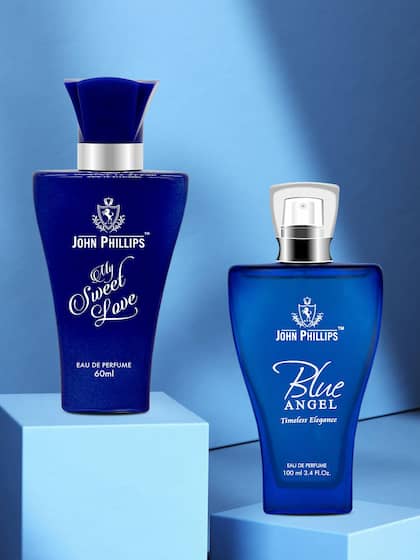 John Phillips  My Sweet Love Eau De Parfum 60ml 2 Fl.oz. & Blue Angel 100ml 3.4 Fl.oz. Combo Of 2 | Gift Set For Women