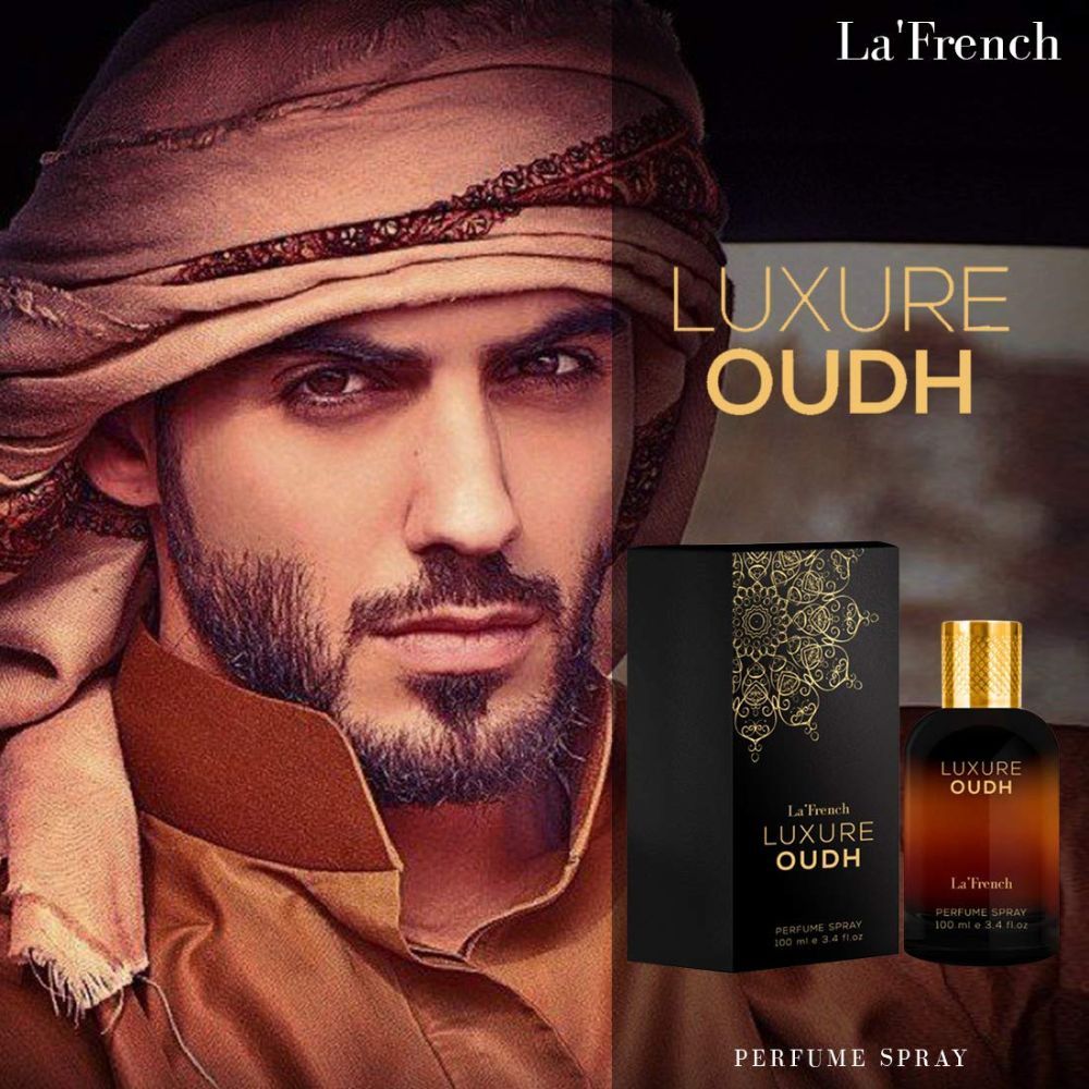 La French Luxure Oudh Perfume Spray For Men 100ml 3.4 Fl.oz.
