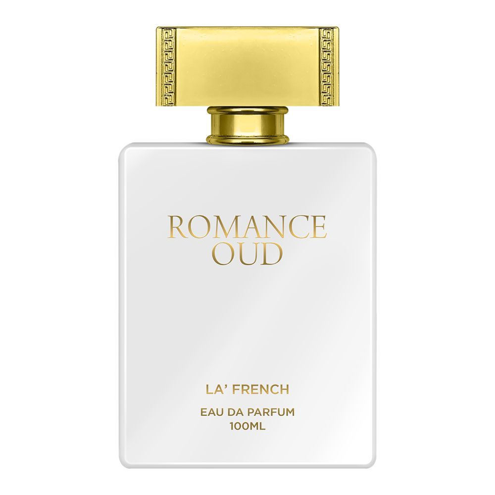 La French Romance Oud Eau De Parfum 100ml 3.4 Fl.oz. | Long Lasting & Unisex Fragrance