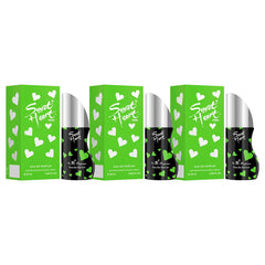 Sweet Heart Green Eau De Perfume 3pcs 90ml 3.0 Fl.oz.