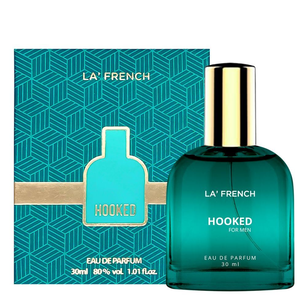 La French Hooked Eau De Parfum For Men 30ml 1.01 Fl.oz. | Perfect For Everyday Use