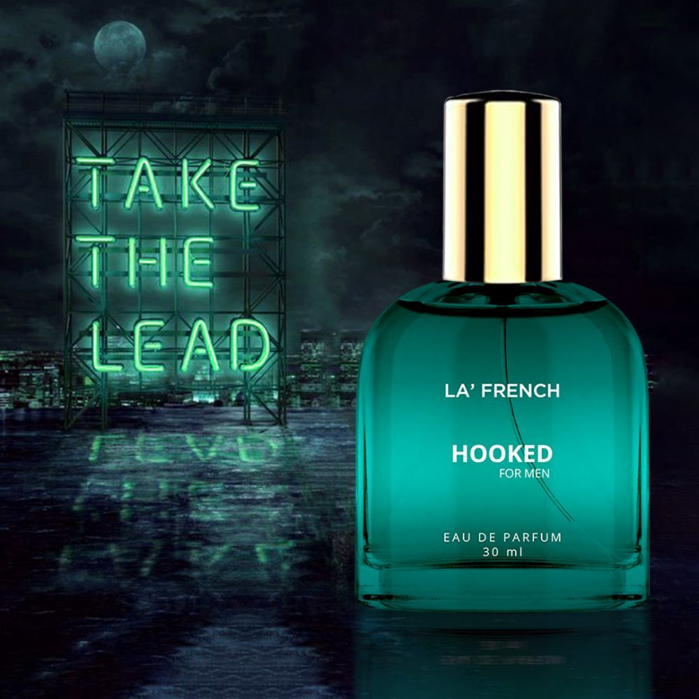 La French Hooked Eau De Parfum For Men 30ml 1.01 Fl.oz. | Perfect For Everyday Use