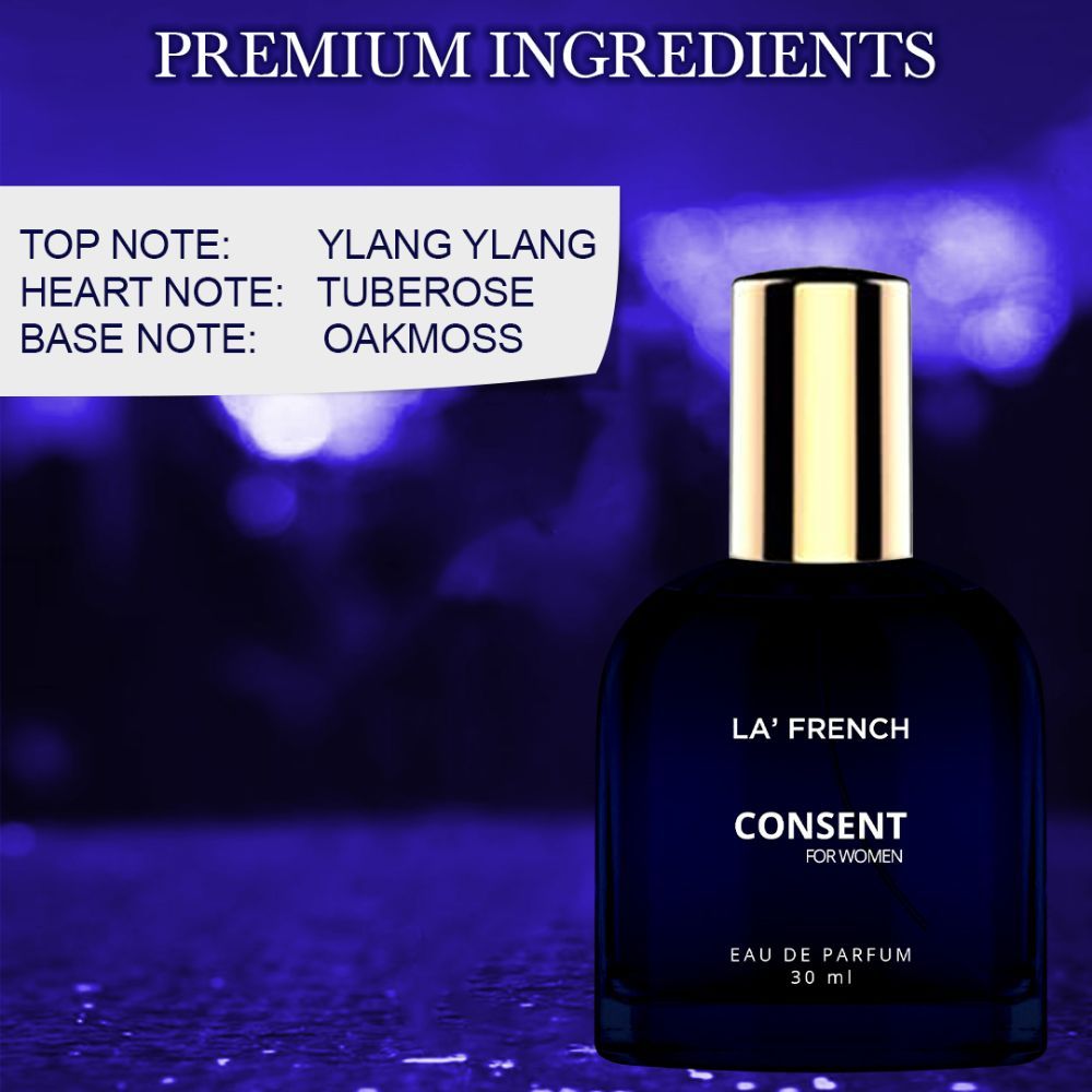 La French Consent Eau De Perfume For Women 30ml 1.01 Fl.oz.