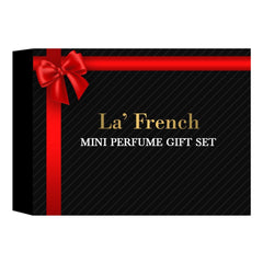 La French Classic Collection Mini Perfume Gift Set For Men 10ml 0.3 Fl.oz. Each X4 | Pocket-friendly Mini Perfume