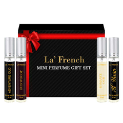 La French Oudh Collection Mini Perfume Gift Set For Men 10ml 0.3 Fl.oz. Each X4