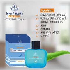 John Phillips Luxury Frozen 100ml 3.4 Fl.oz. & Aftershave 50ml 1.6 Fl.oz. Eau De Perfume Pack Of 2 For Men