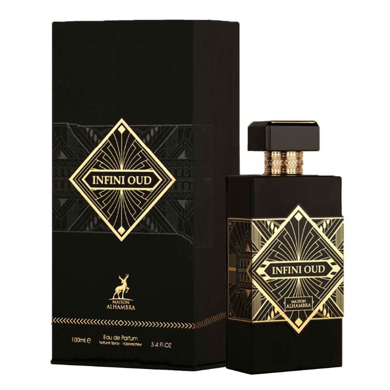 INFINI OUD BY MAISON ALHAMBRA EAU DE PARFUM FOR MEN & WOMEN 100ML 3.4 FL.OZ.