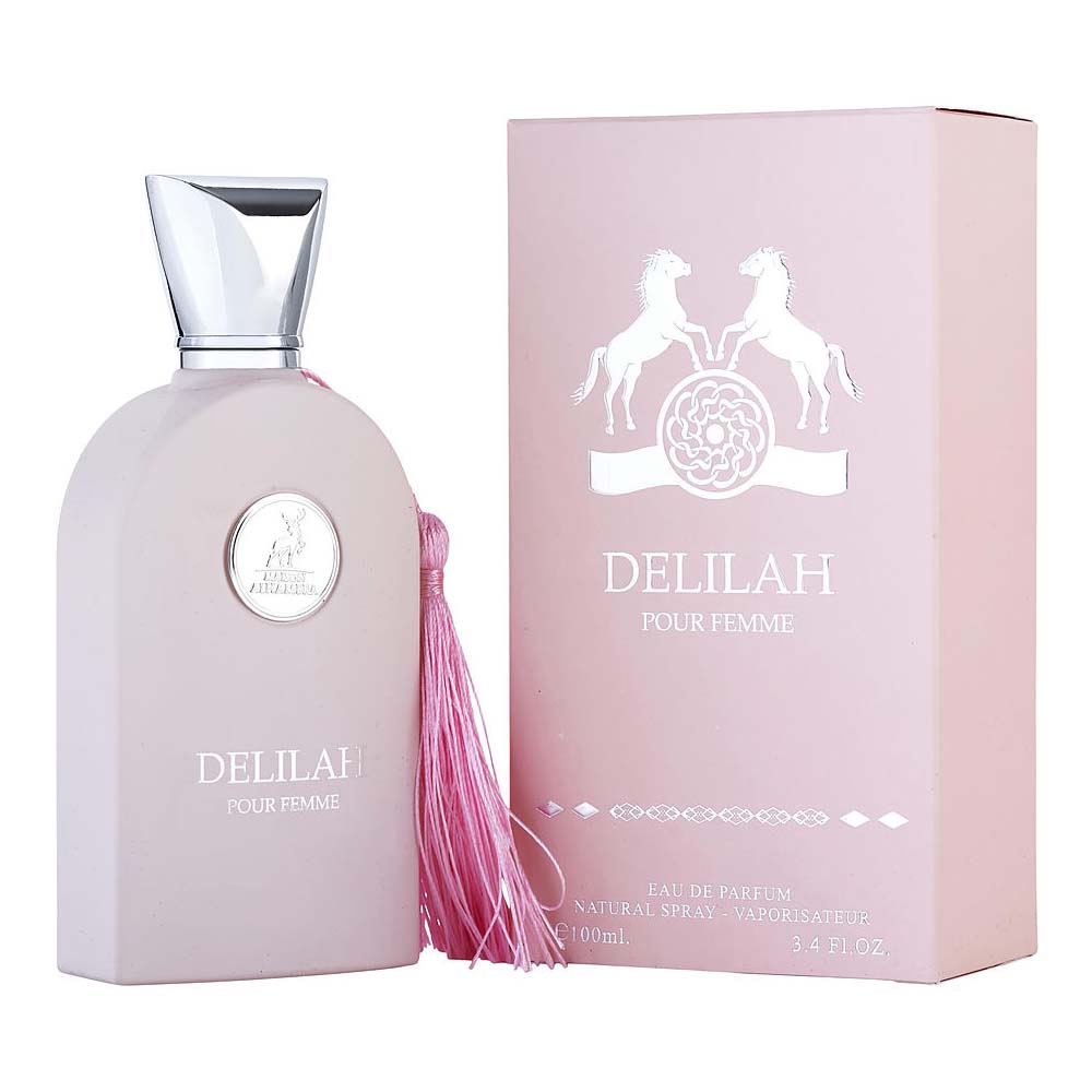 DELILAH POUR FEMME BY MAISON ALHAMBRA EAU DE PARFUM FOR WOMEN 100ML 3.4 FL.OZ.