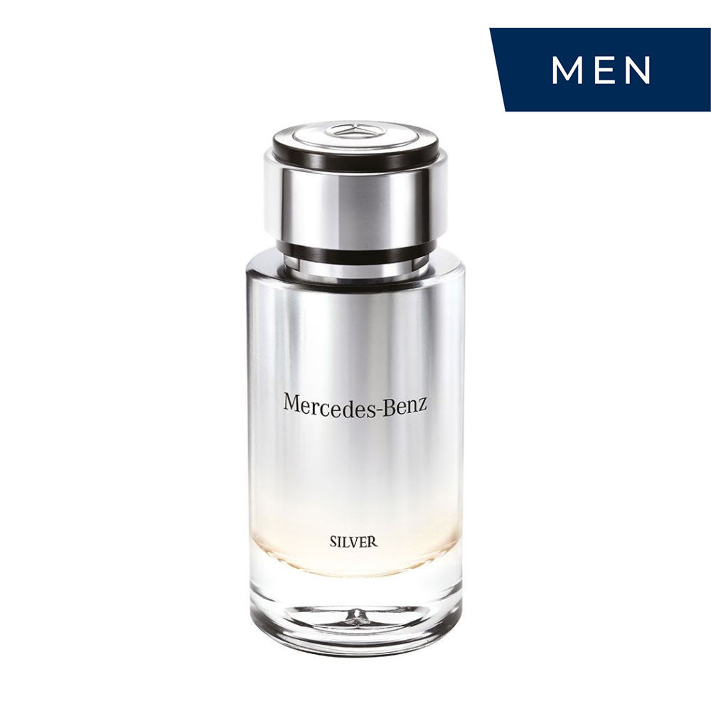 Mercedes-benz Silver Eau De Toilette For Men 120ml 4.0 Fl.oz.