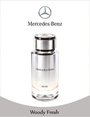 Mercedes-benz Silver Eau De Toilette For Men 120ml 4.0 Fl.oz.