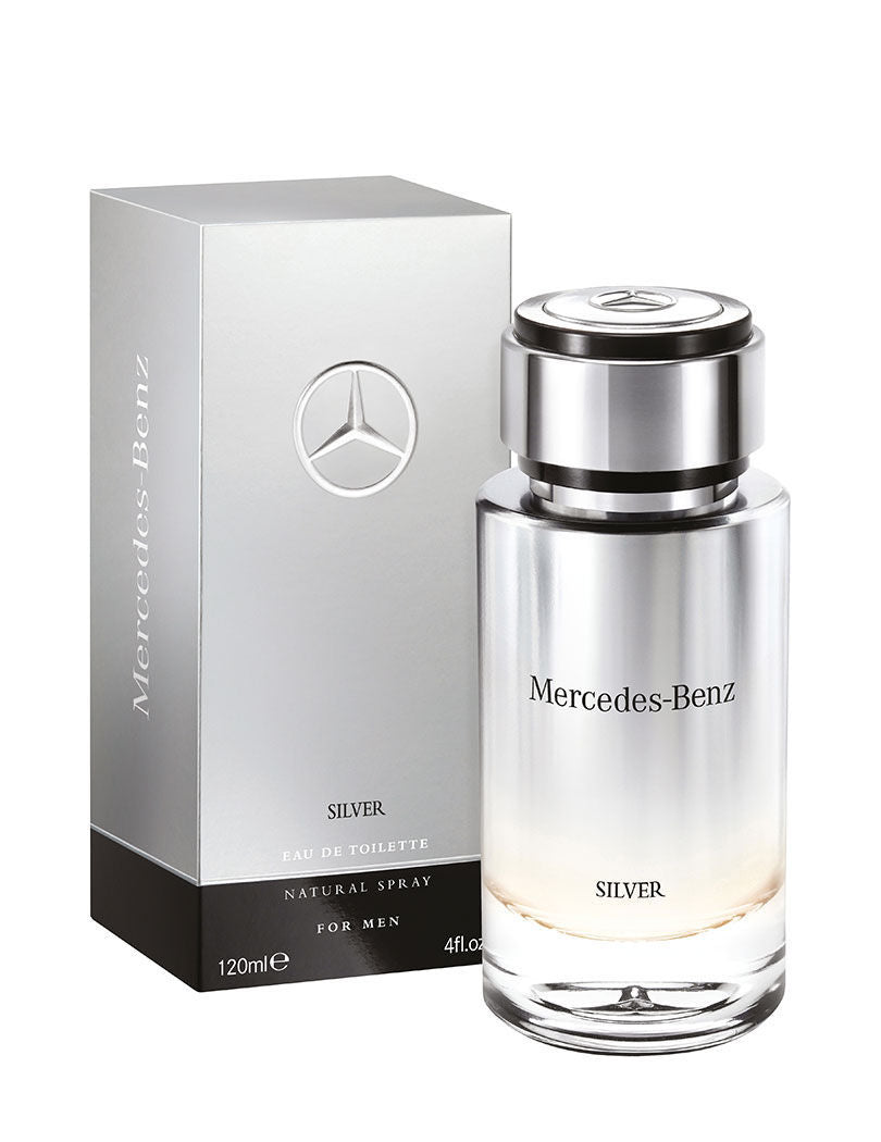 Mercedes-benz Silver Eau De Toilette For Men 120ml 4.0 Fl.oz.